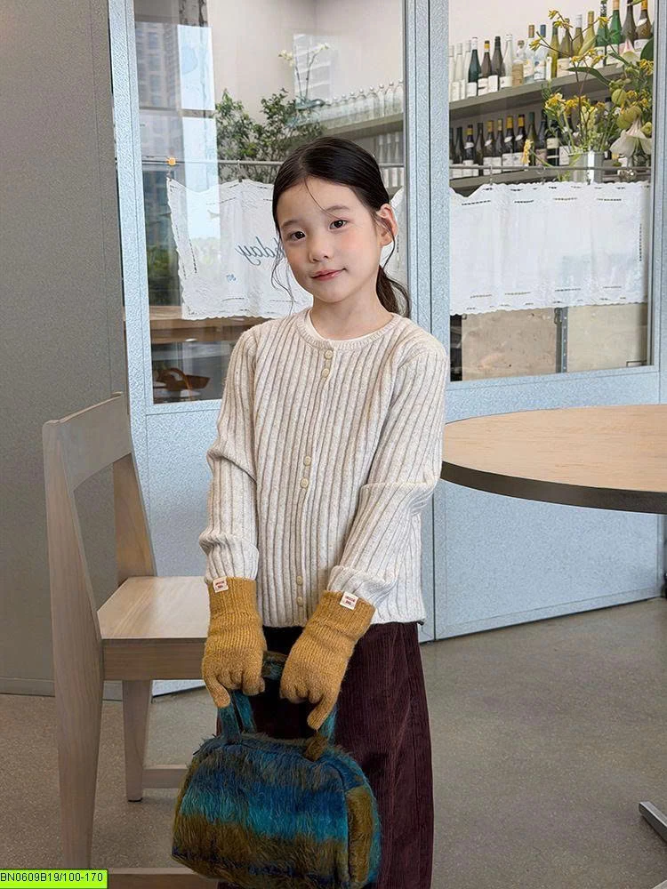 CARDIGAN LEN GÂN CỔ TRÒN AMBB	26F095