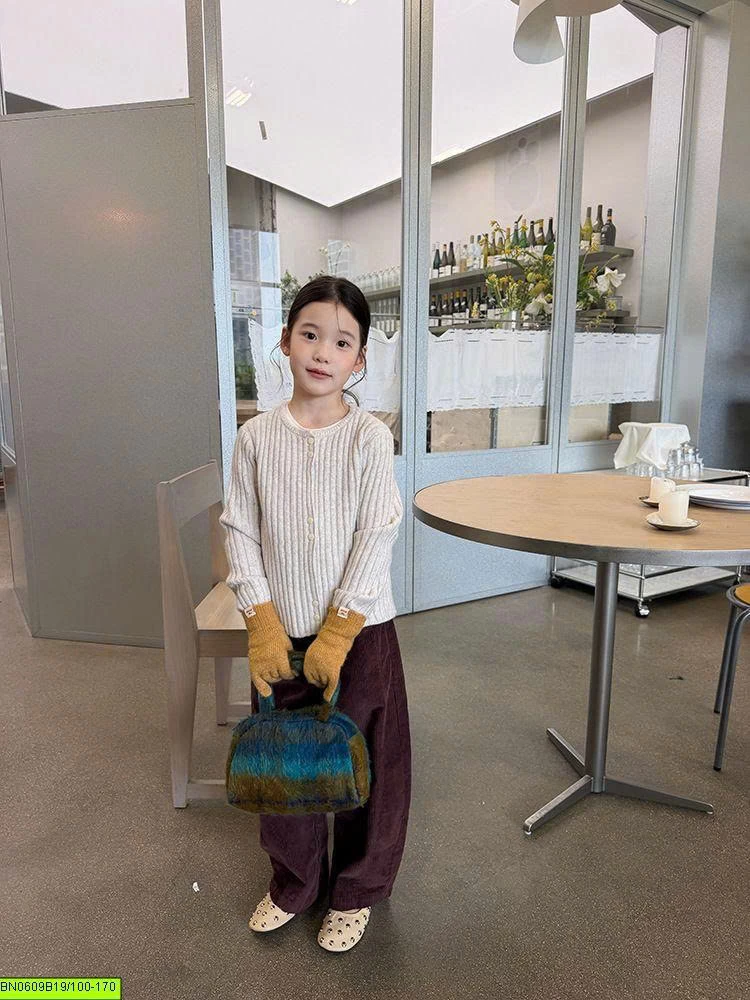 CARDIGAN LEN GÂN CỔ TRÒN AMBB	26F095