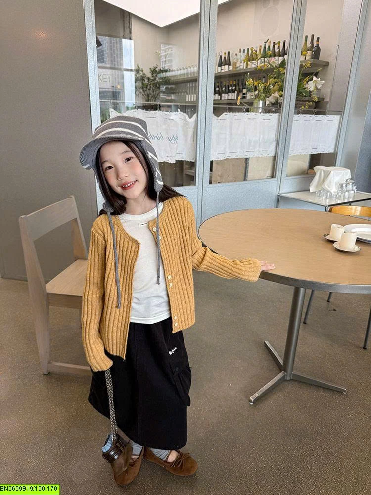 CARDIGAN LEN GÂN CỔ TRÒN AMBB	26F095
