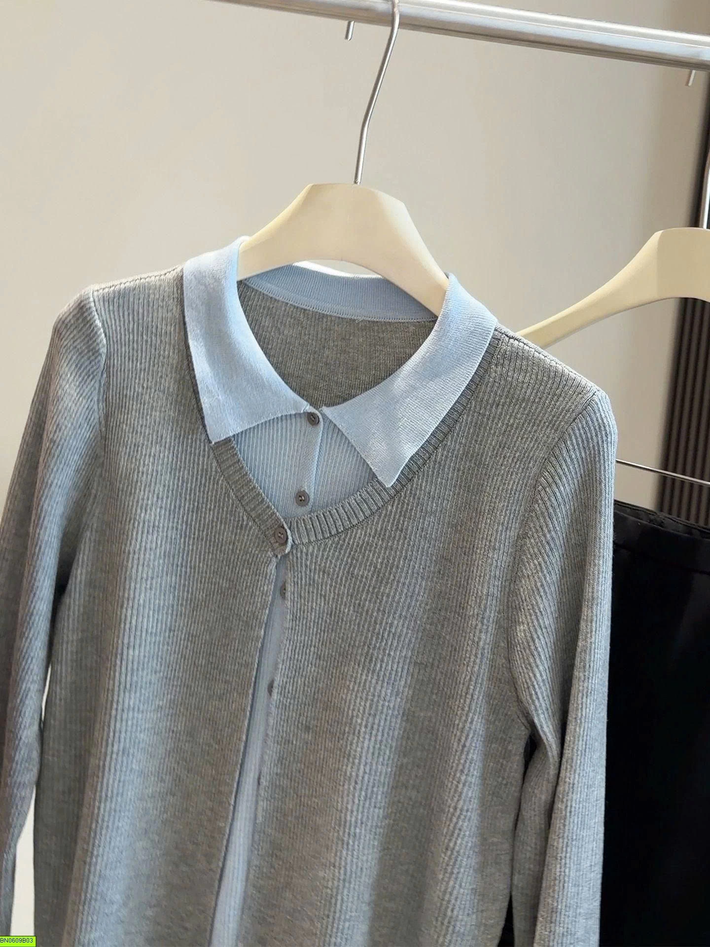 SƠ MI GIẢ CARDIGAN