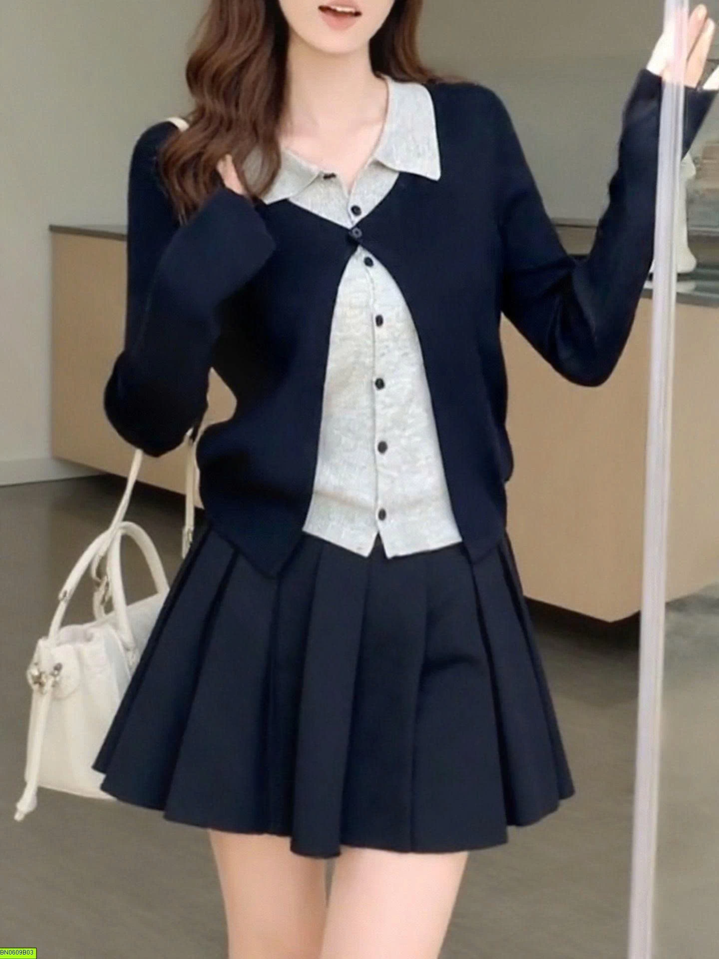 SƠ MI GIẢ CARDIGAN
