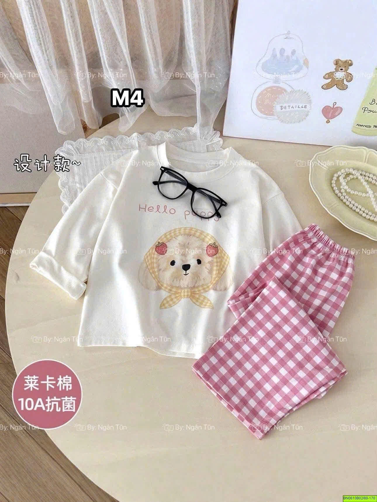BỘ COTTON MẶC NHÀ IN HÌNH