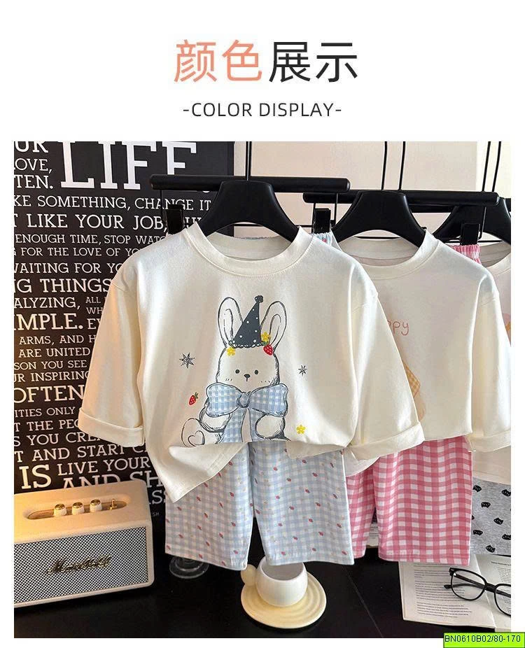 BỘ COTTON MẶC NHÀ IN HÌNH