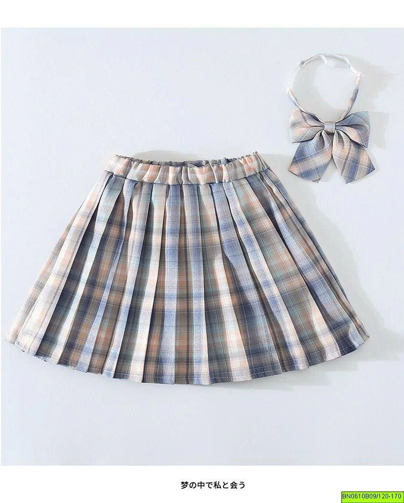 CHÂN VÁY XẾP LY CARO