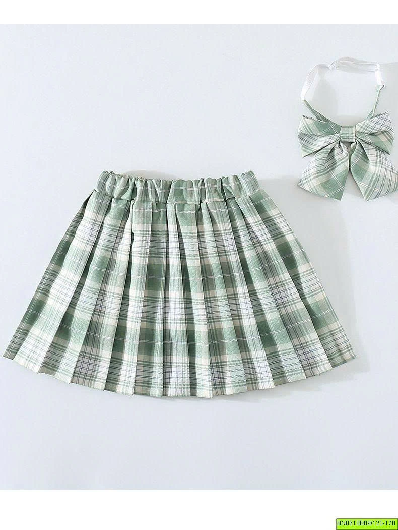 CHÂN VÁY XẾP LY CARO