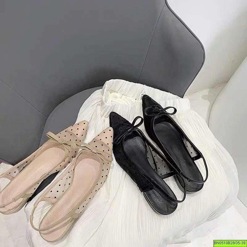 GIÀY BÚP BÊ CHẤM BI XINH CHO NỮ