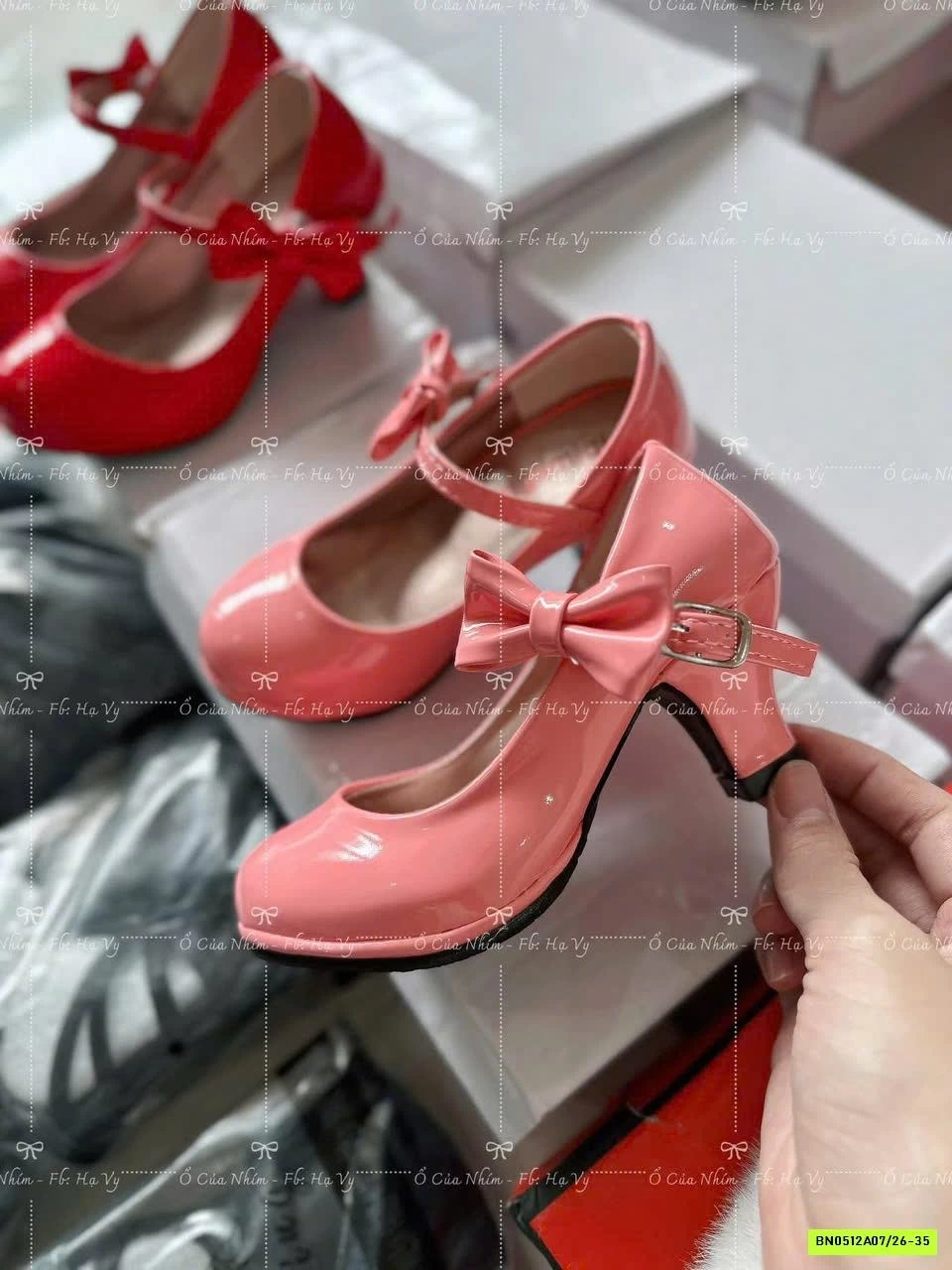 GIÀY BÓNG CAO GÓT GẮN NƠ