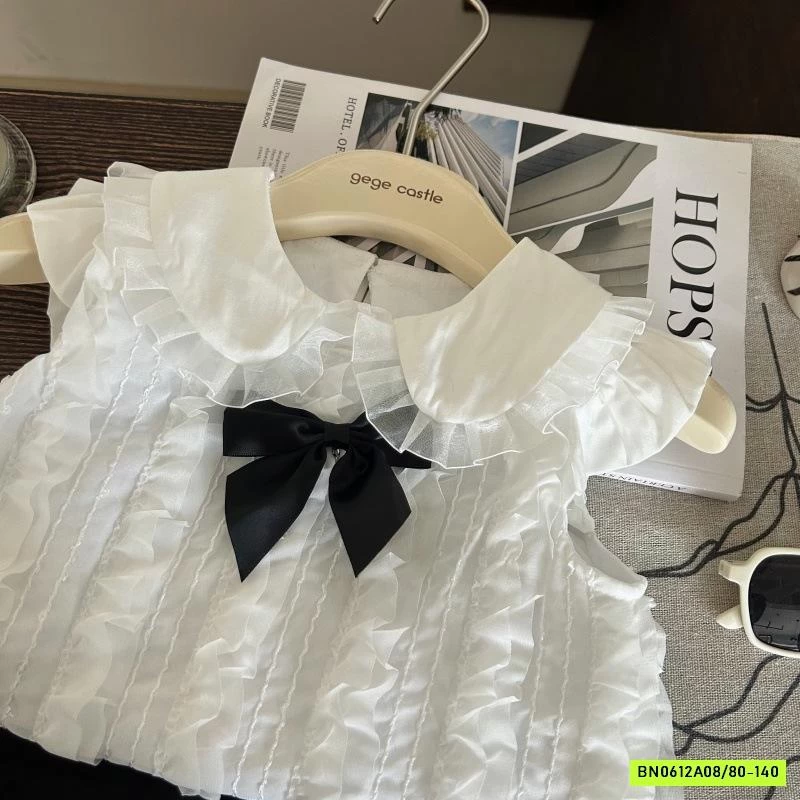 SÉT SƠ MI BÁNH BÈO CỔ SEN