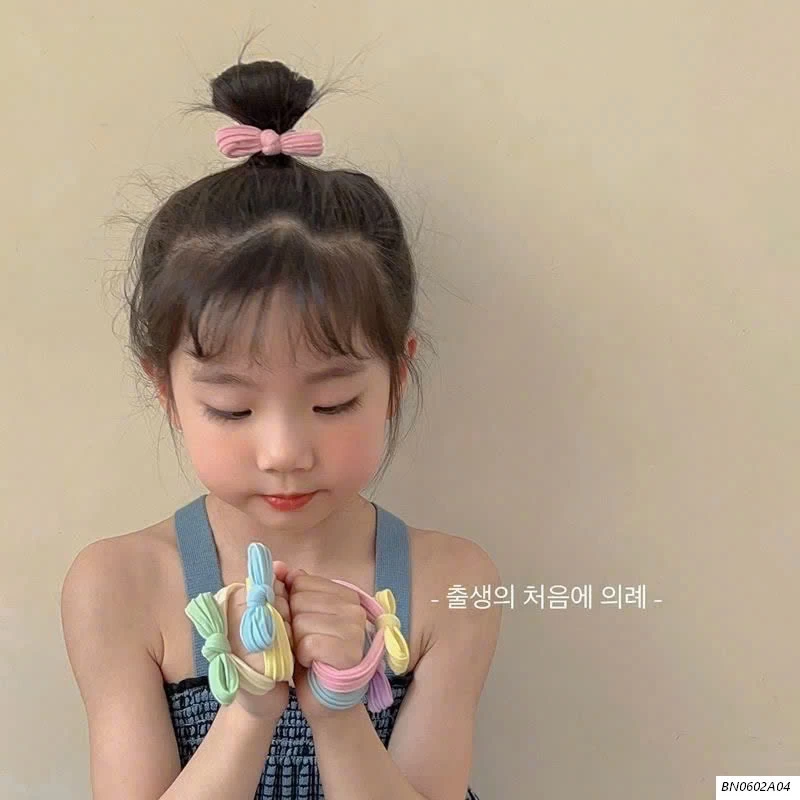 SÉT 10 DÂY BUỘC TÓC NƠ