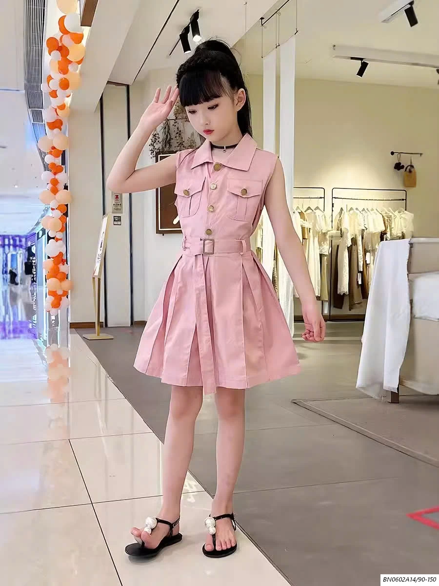 ĐẦM JEANS SÁT NÁCH KÈM BELT