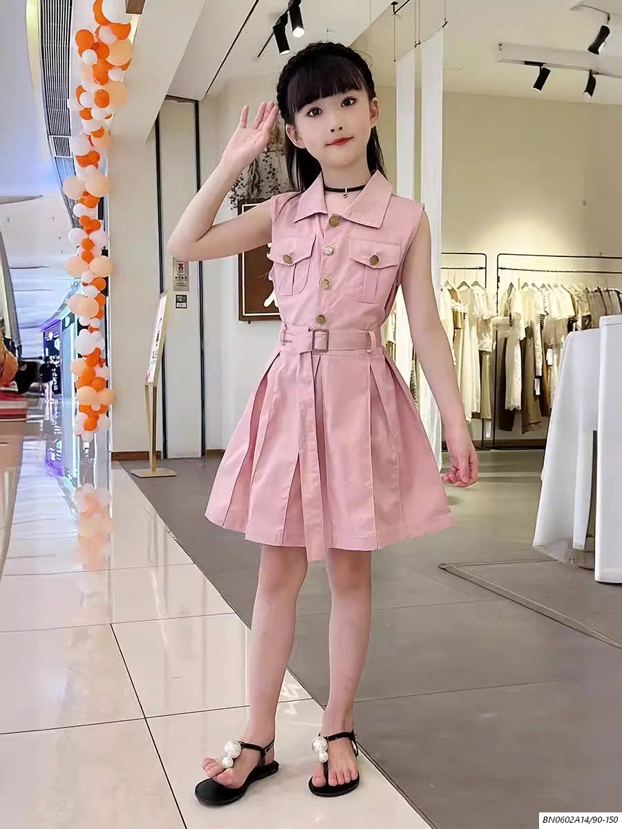 ĐẦM JEANS SÁT NÁCH KÈM BELT