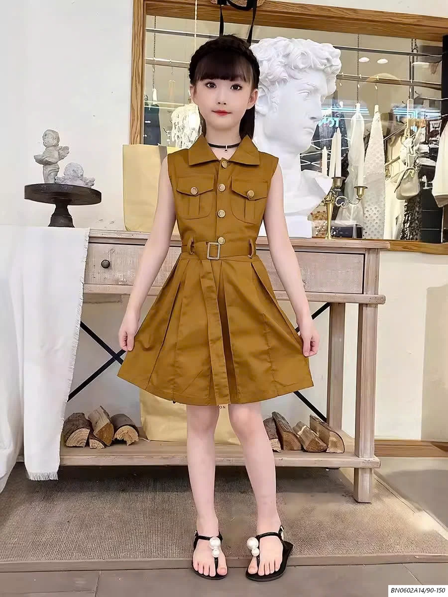 ĐẦM JEANS SÁT NÁCH KÈM BELT