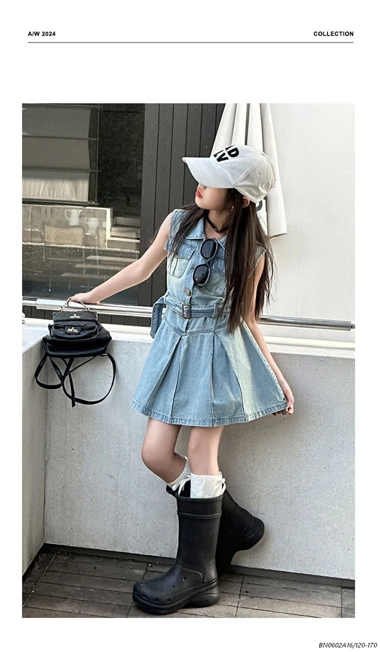 ĐẦM JEANS SÁT NÁCH SZ ĐẠI