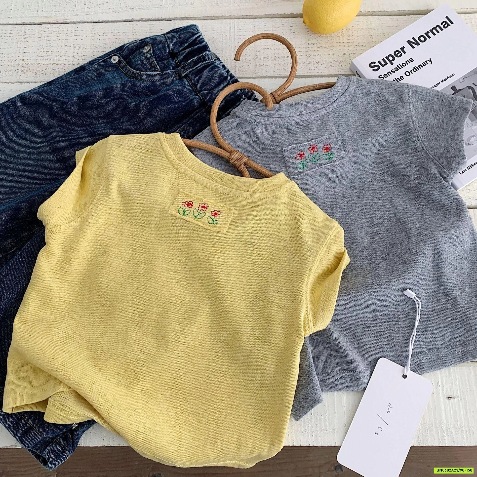 SÉT ÁO THUN MIX ĐẦM REN