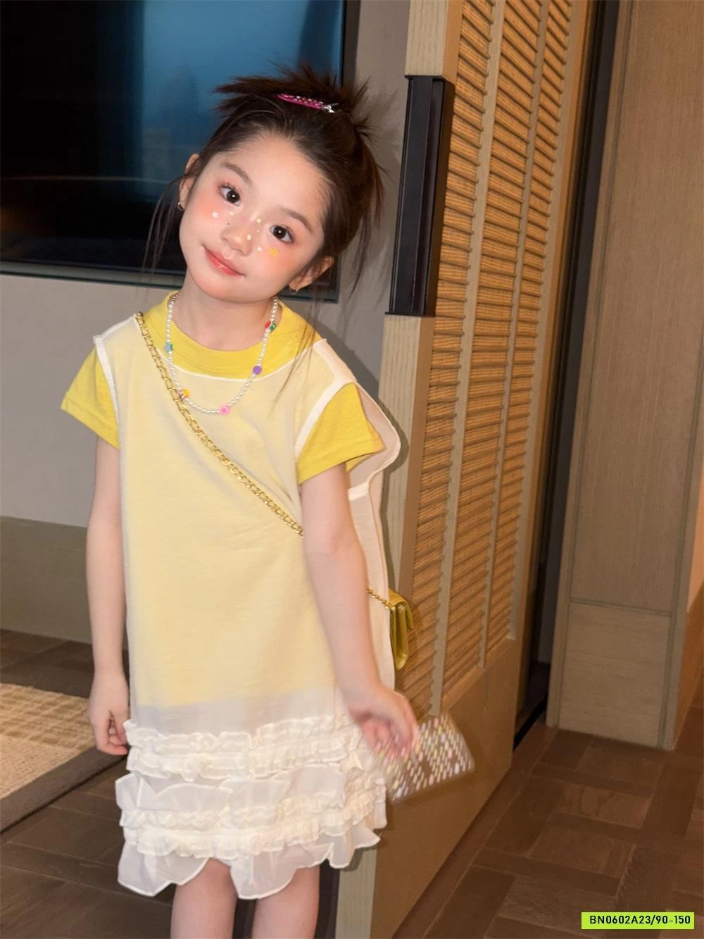 SÉT ÁO THUN MIX ĐẦM REN