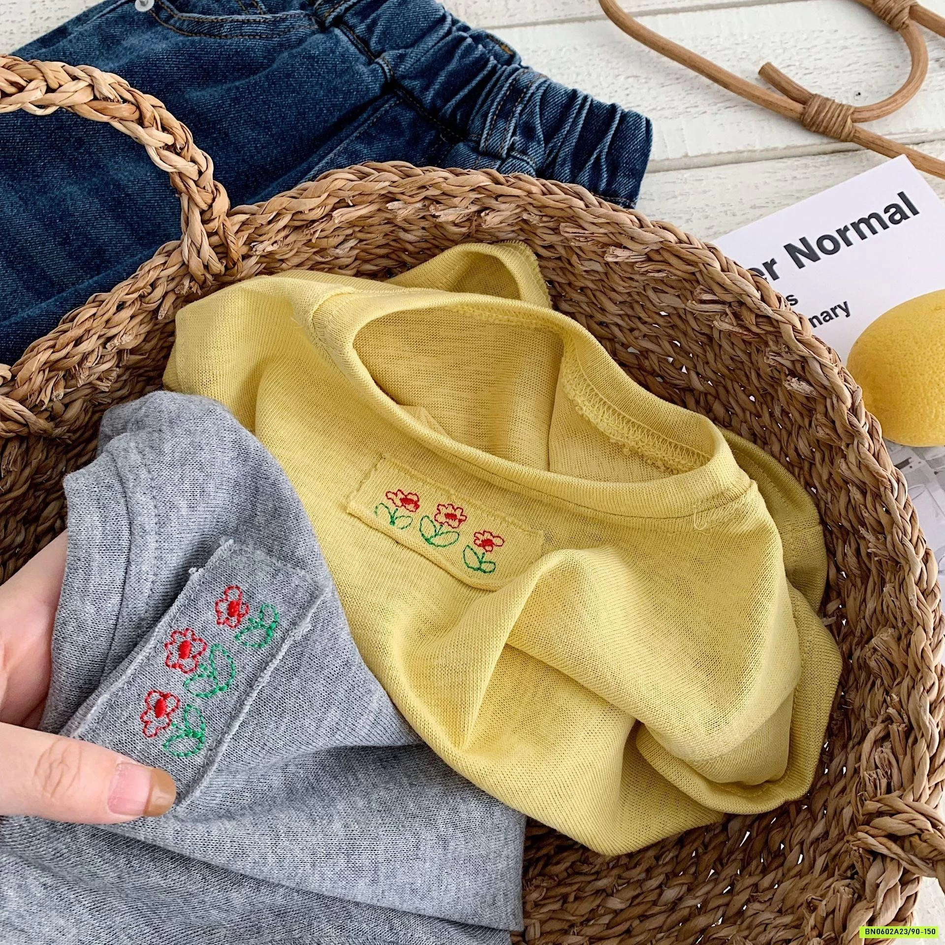 SÉT ÁO THUN MIX ĐẦM REN