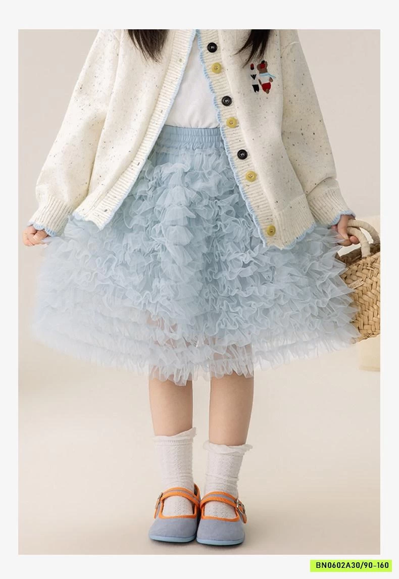 CHÂN VÁY VOAN TRƠN MÀU