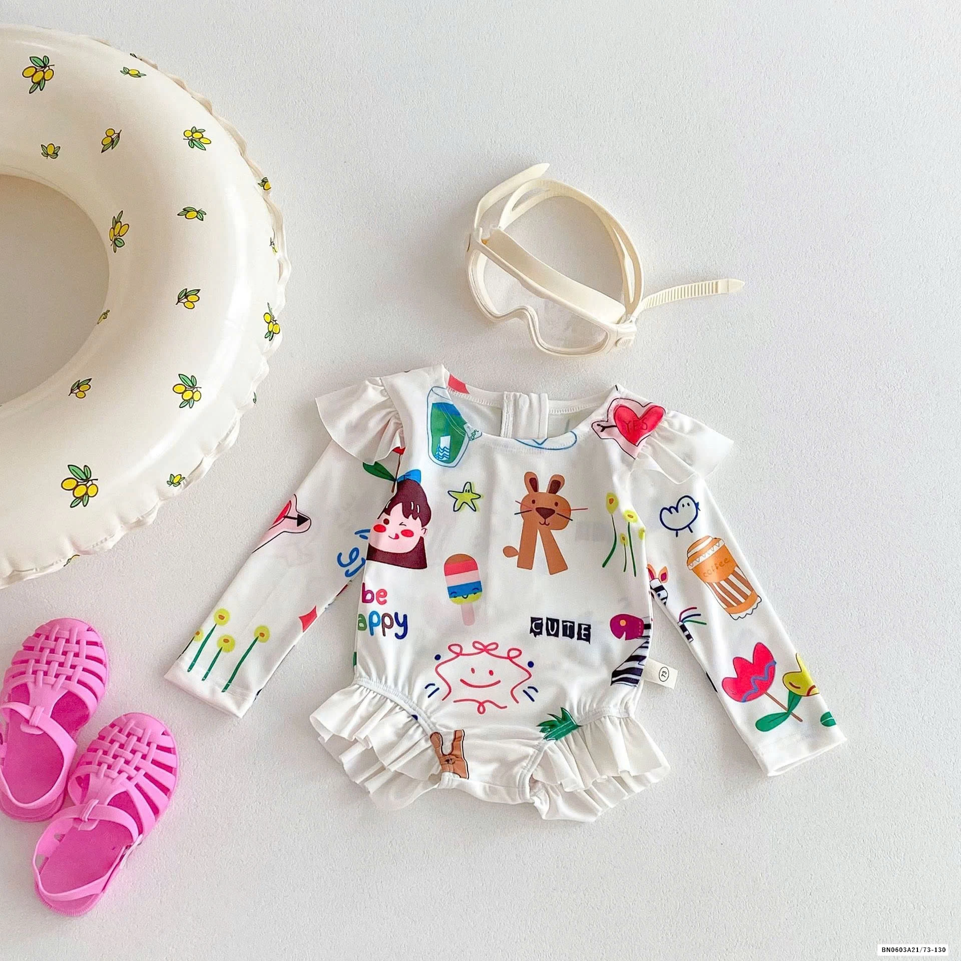 ĐỒ BƠI LIỀN THÂN DÀI TAY BG