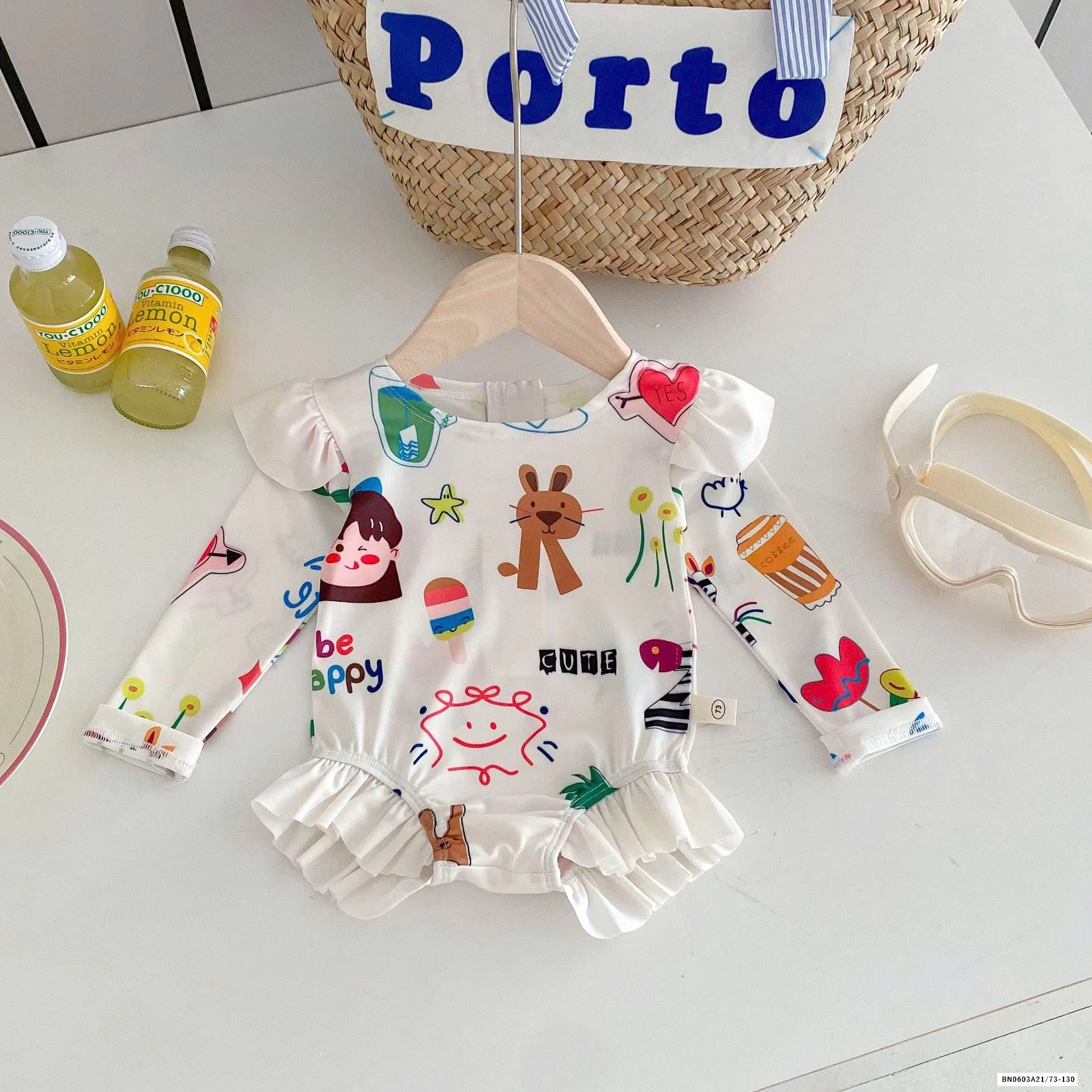 ĐỒ BƠI LIỀN THÂN DÀI TAY BG