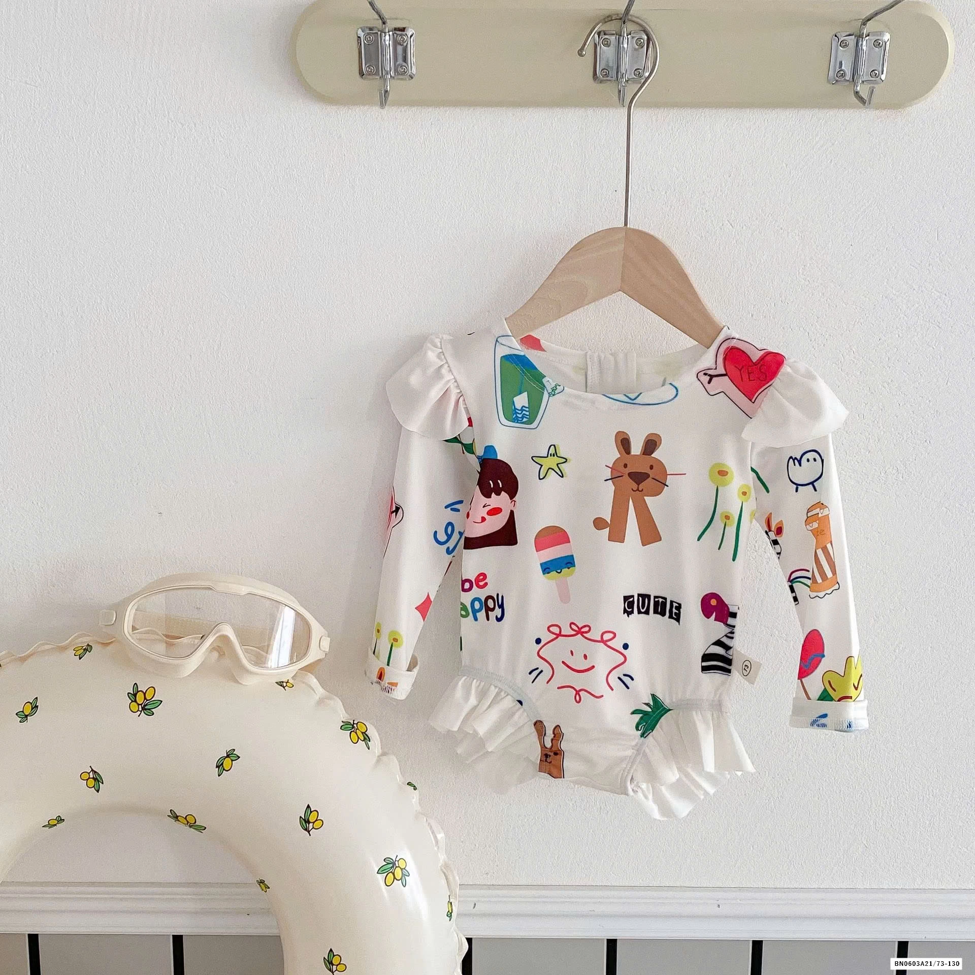 ĐỒ BƠI LIỀN THÂN DÀI TAY BG