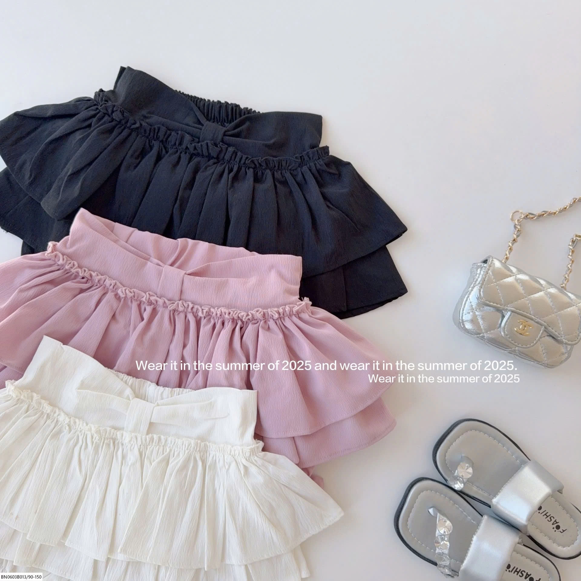 QUẦN VÁY 2 TẤNG CHO BÉ T&Q