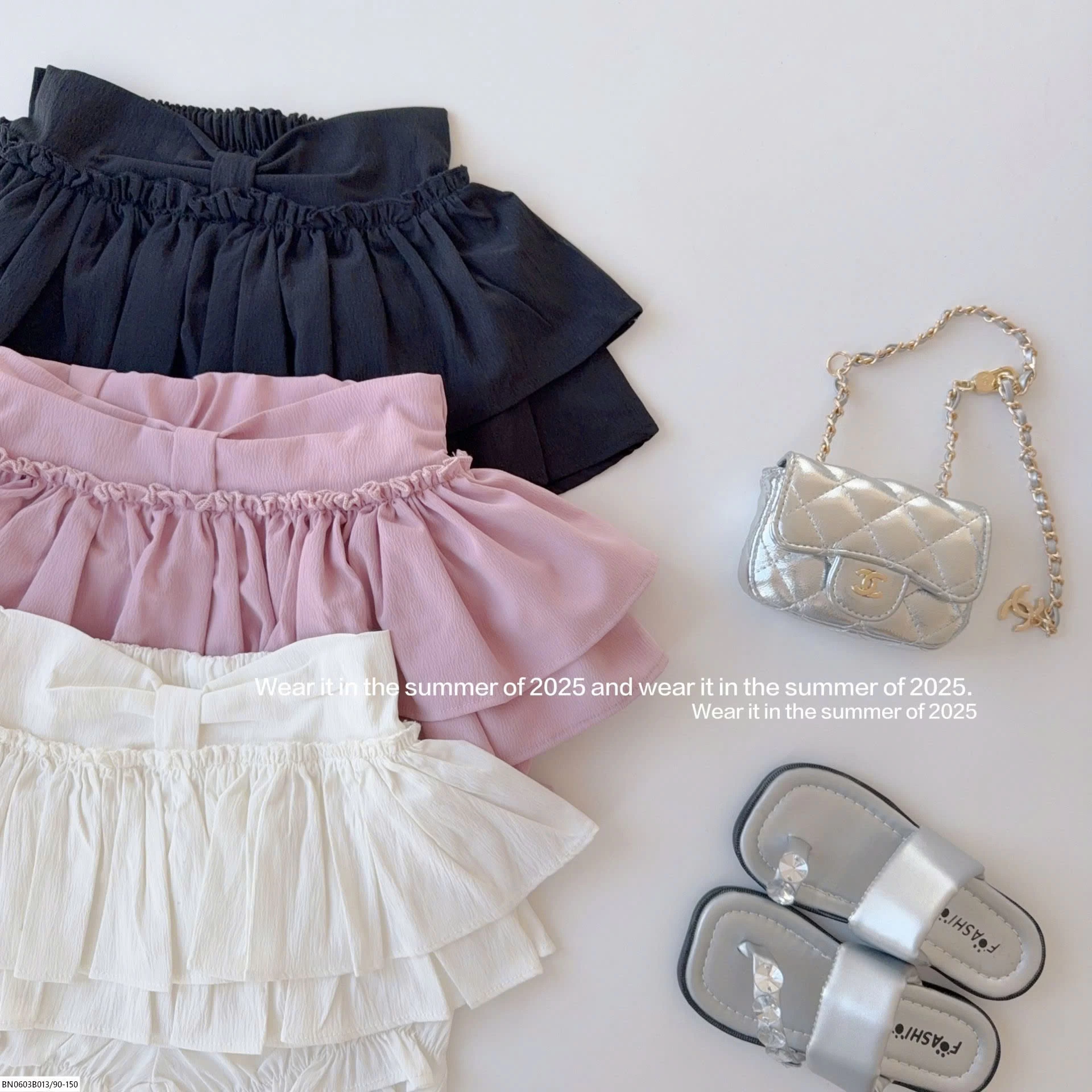 QUẦN VÁY 2 TẤNG CHO BÉ T&Q