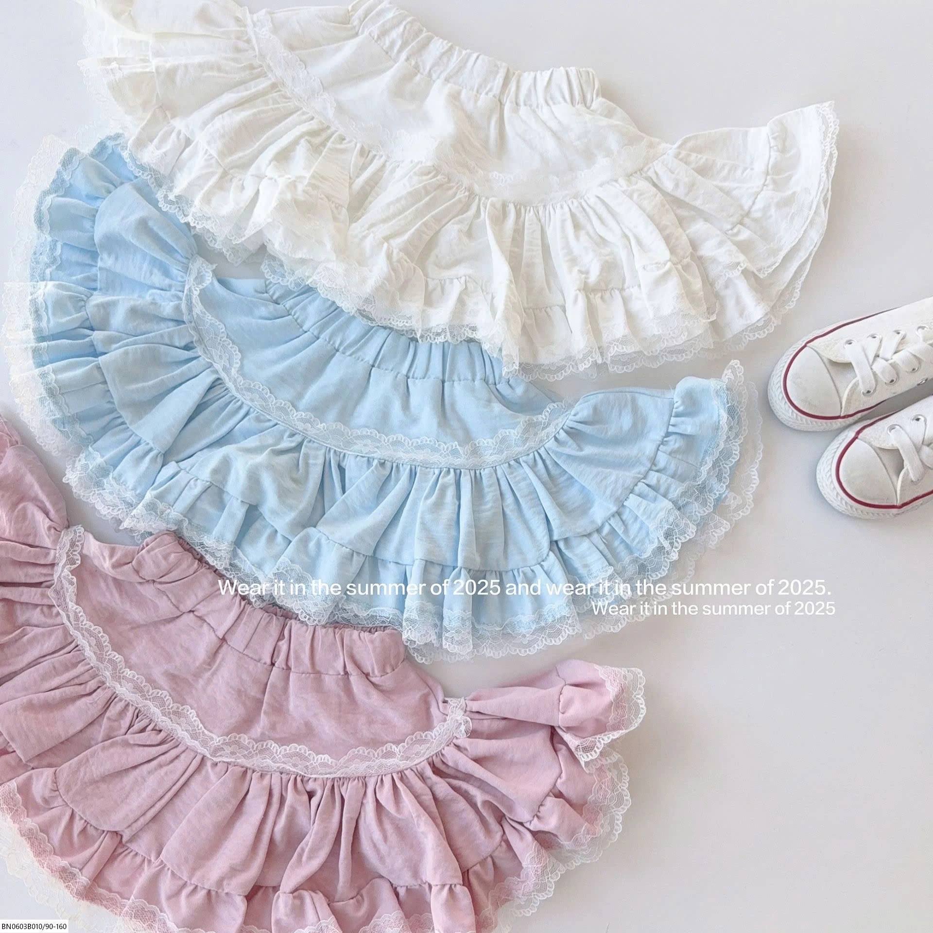 CHÂN VÁY TẦNG BÈO  T&Q