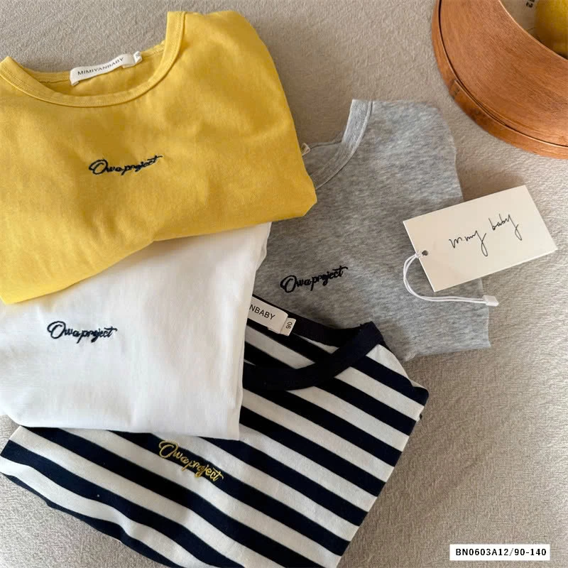 ÁO THUN THÊU CHỮ MMY