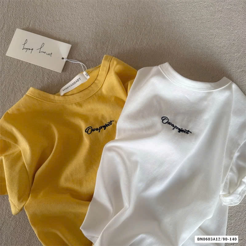 ÁO THUN THÊU CHỮ MMY