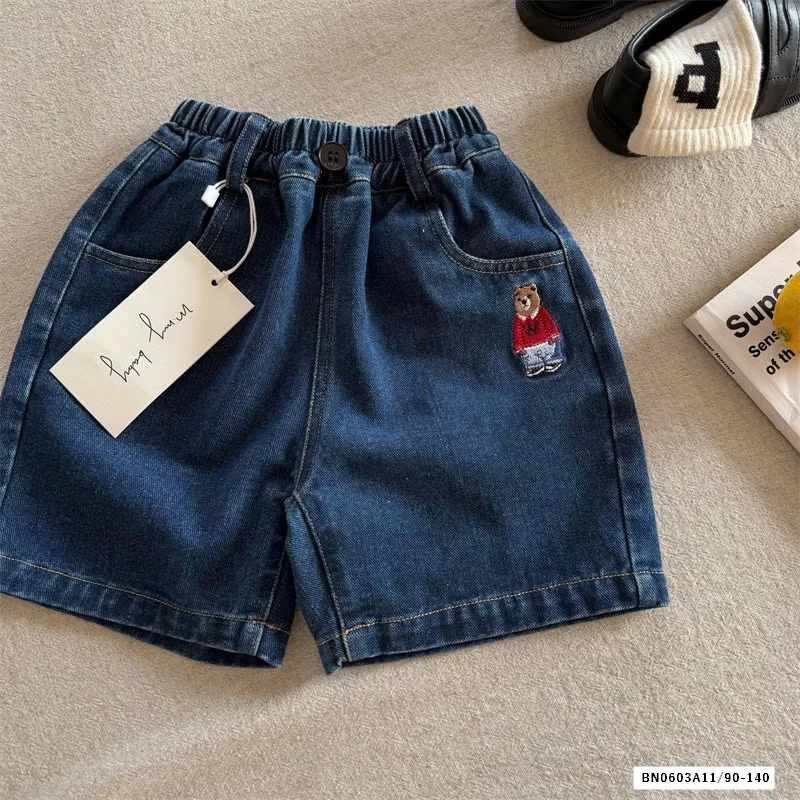 SHORT THÔ THÊU GẤU MMY