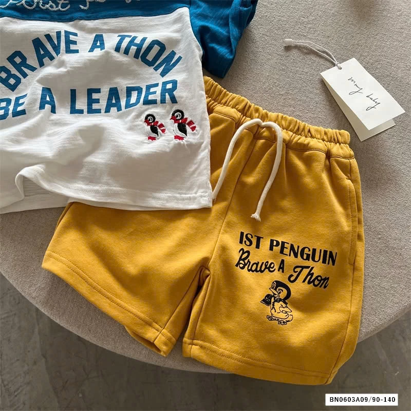 SHORT COTTON THÊU CHIM CÁNH CỤT MMY