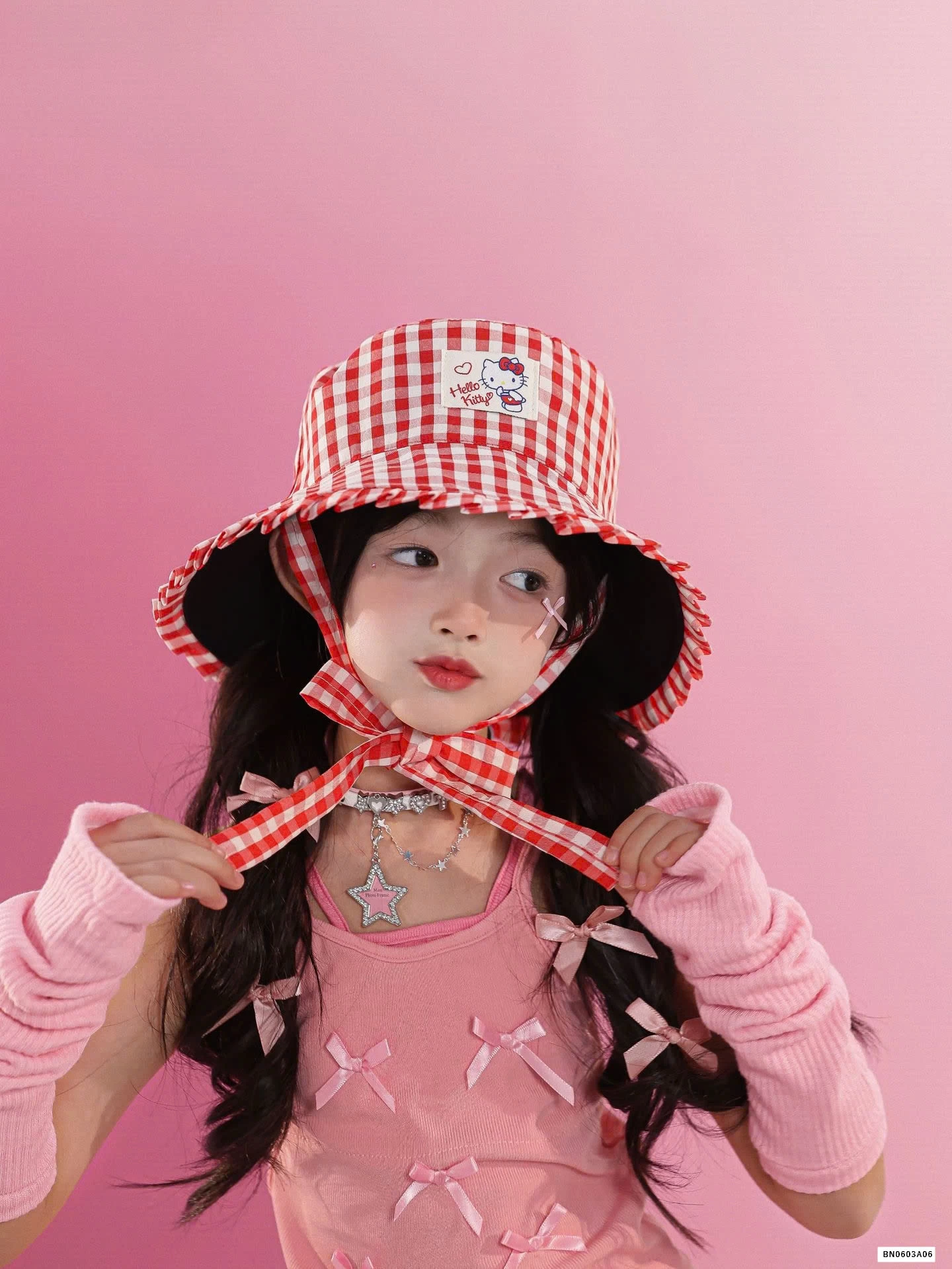 MŨ BÈO CARO DÂY BUỘC 2 MẶT