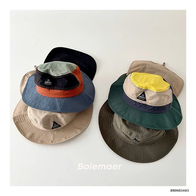 MŨ BÈO KÈM VẠT CHE PHỐI MÀU