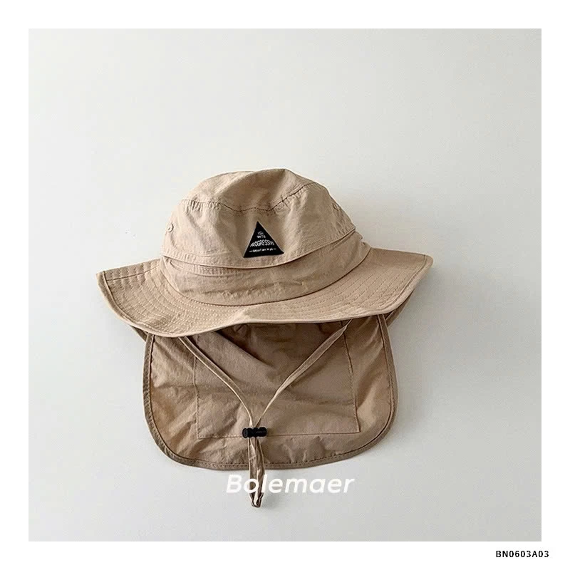 MŨ BÈO KÈM VẠT CHE PHỐI MÀU