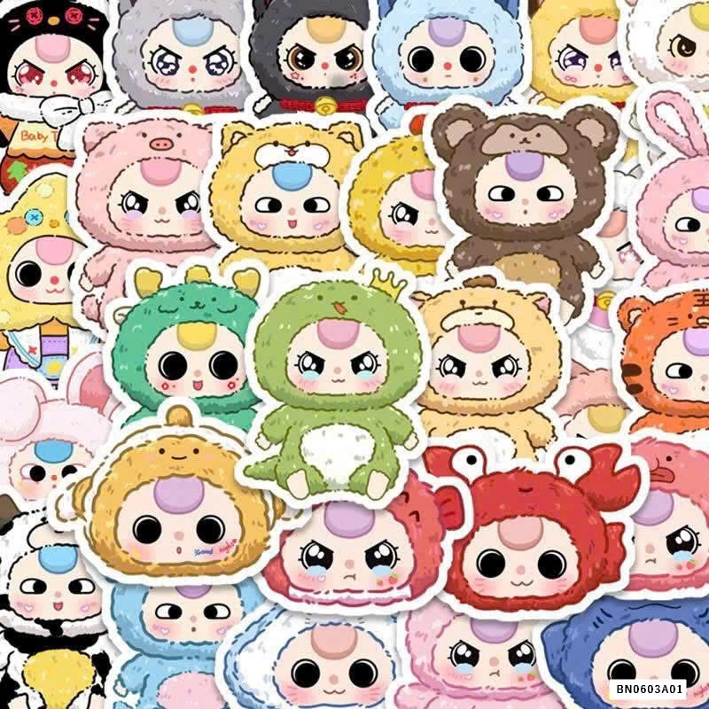 120 HÌNH DÁN STICKER BABY THREE