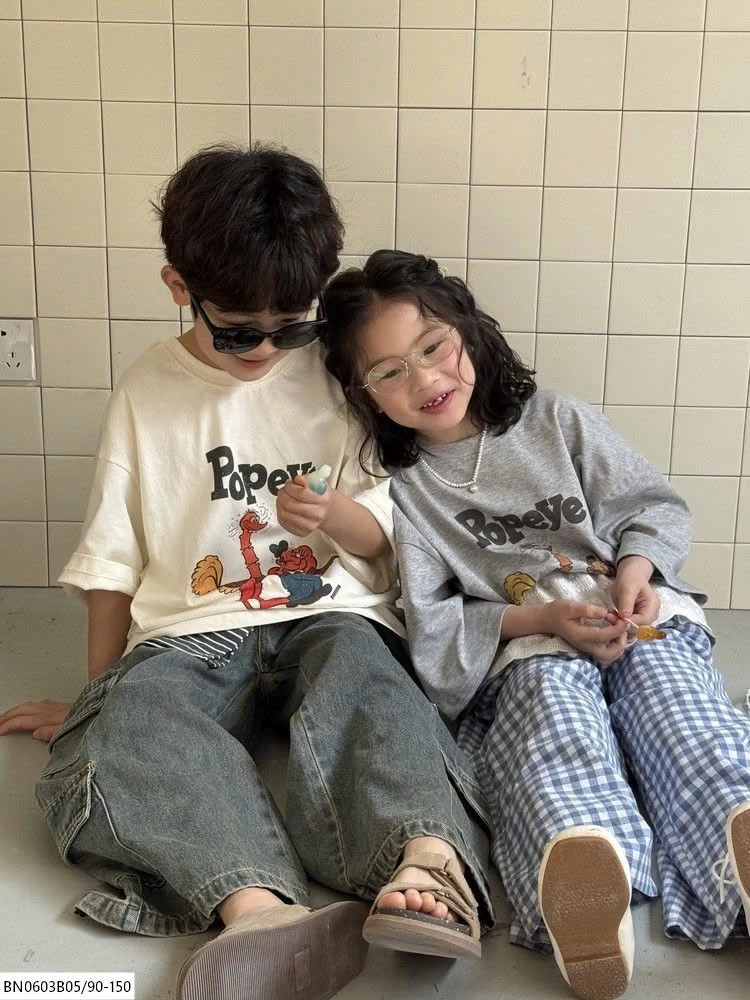 ÁO THUN HOẠT HÌNH POPYES