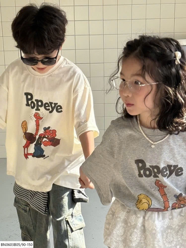 ÁO THUN HOẠT HÌNH POPYES