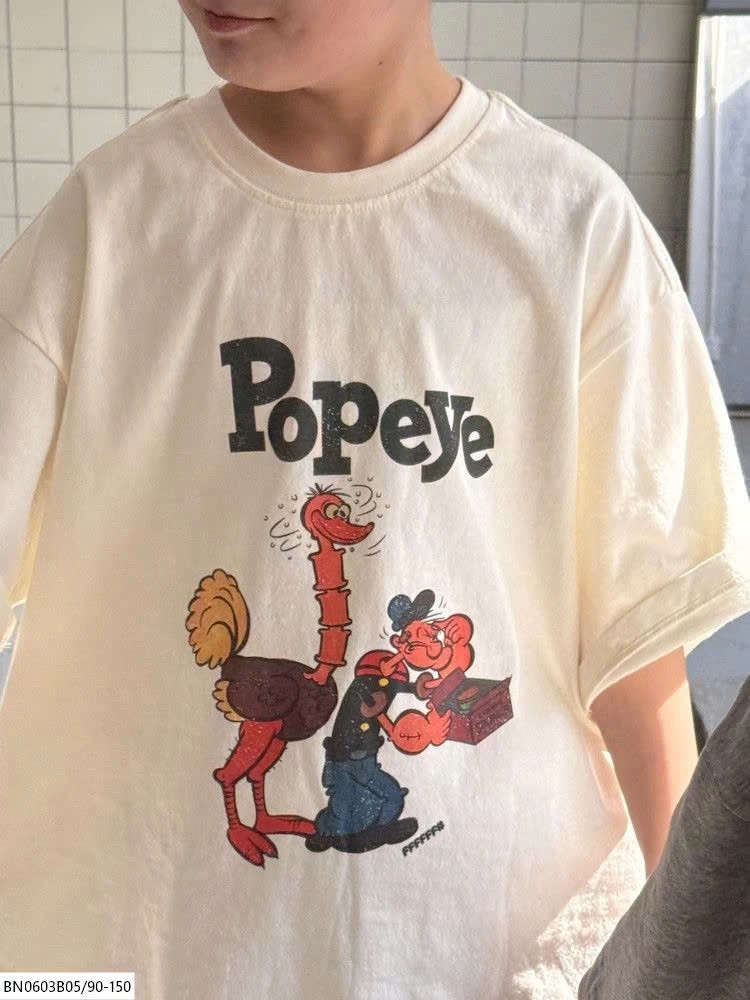 ÁO THUN HOẠT HÌNH POPYES