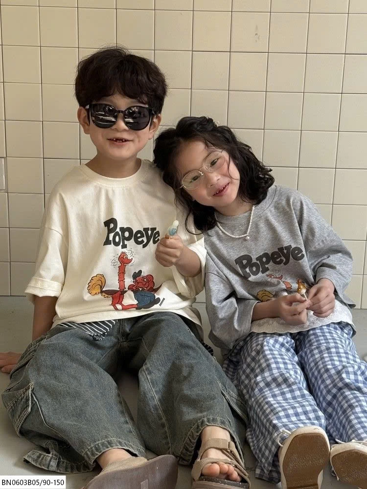 ÁO THUN HOẠT HÌNH POPYES