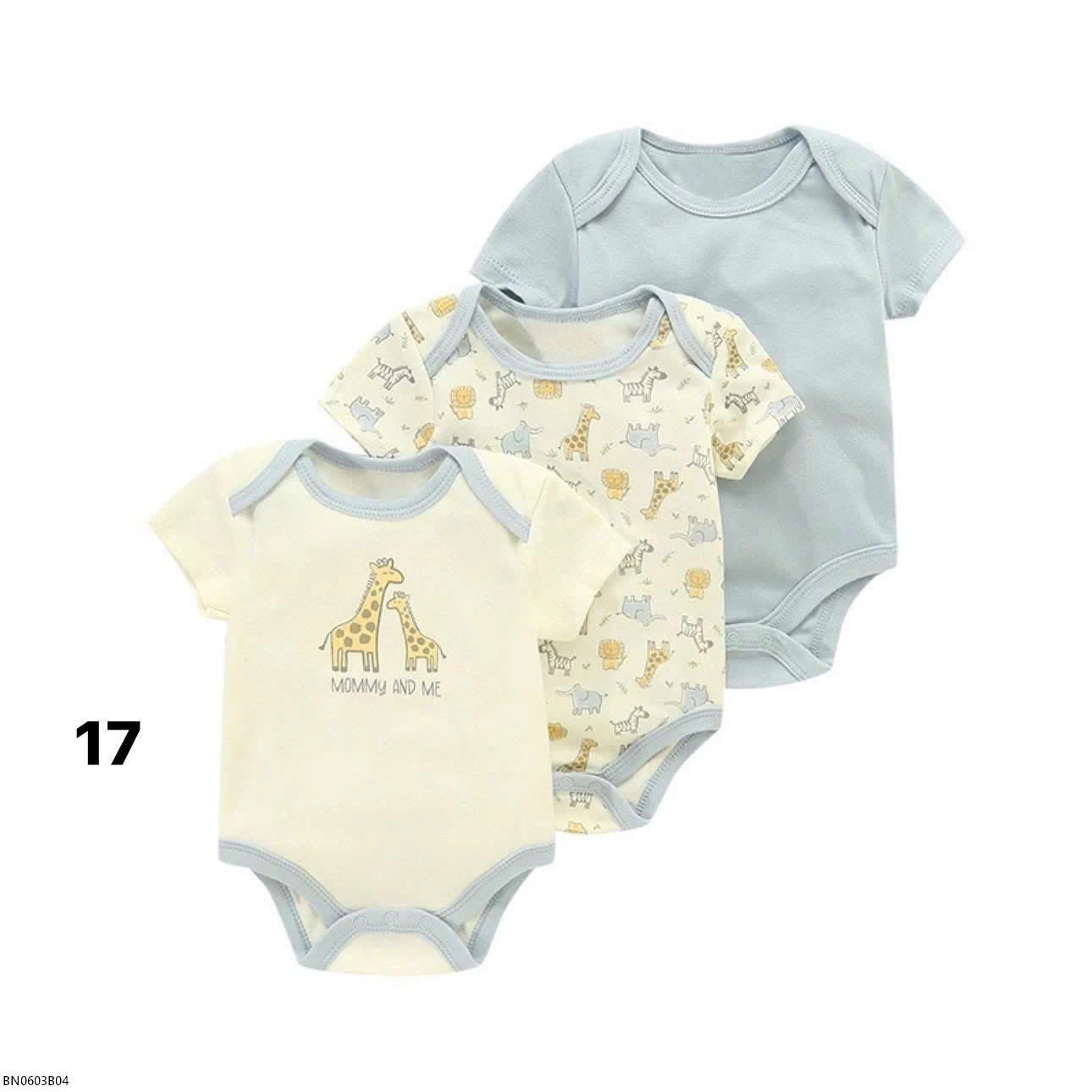 SET 3 BODY COTTON BÉ