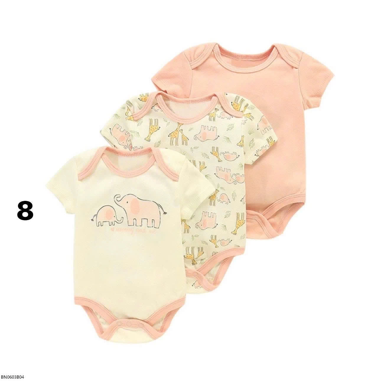 SET 3 BODY COTTON BÉ