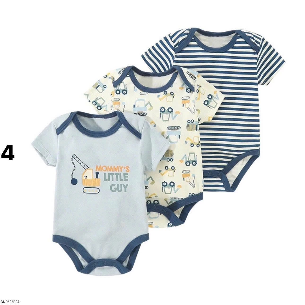 SET 3 BODY COTTON BÉ