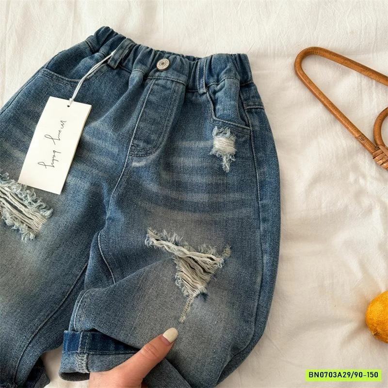 JEANS BAGGY RÁCH GỐI 26098 MMY