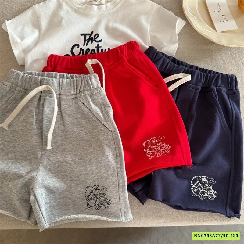 SHORT DA CÁ IN GẤU 26269 MMY