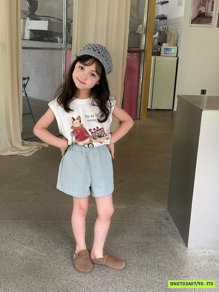 ÁO TAY HẾN HOẠT HÌNH 25D164 AMBB