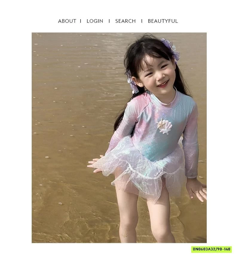 BỘ BƠI MỸ NHÂN NGƯ BÉ GÁI