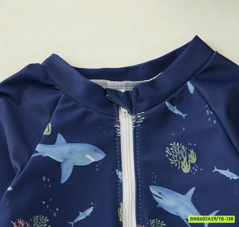 ĐỒ BƠI LIỀN THÂN KÈM MŨ CHO BÉ