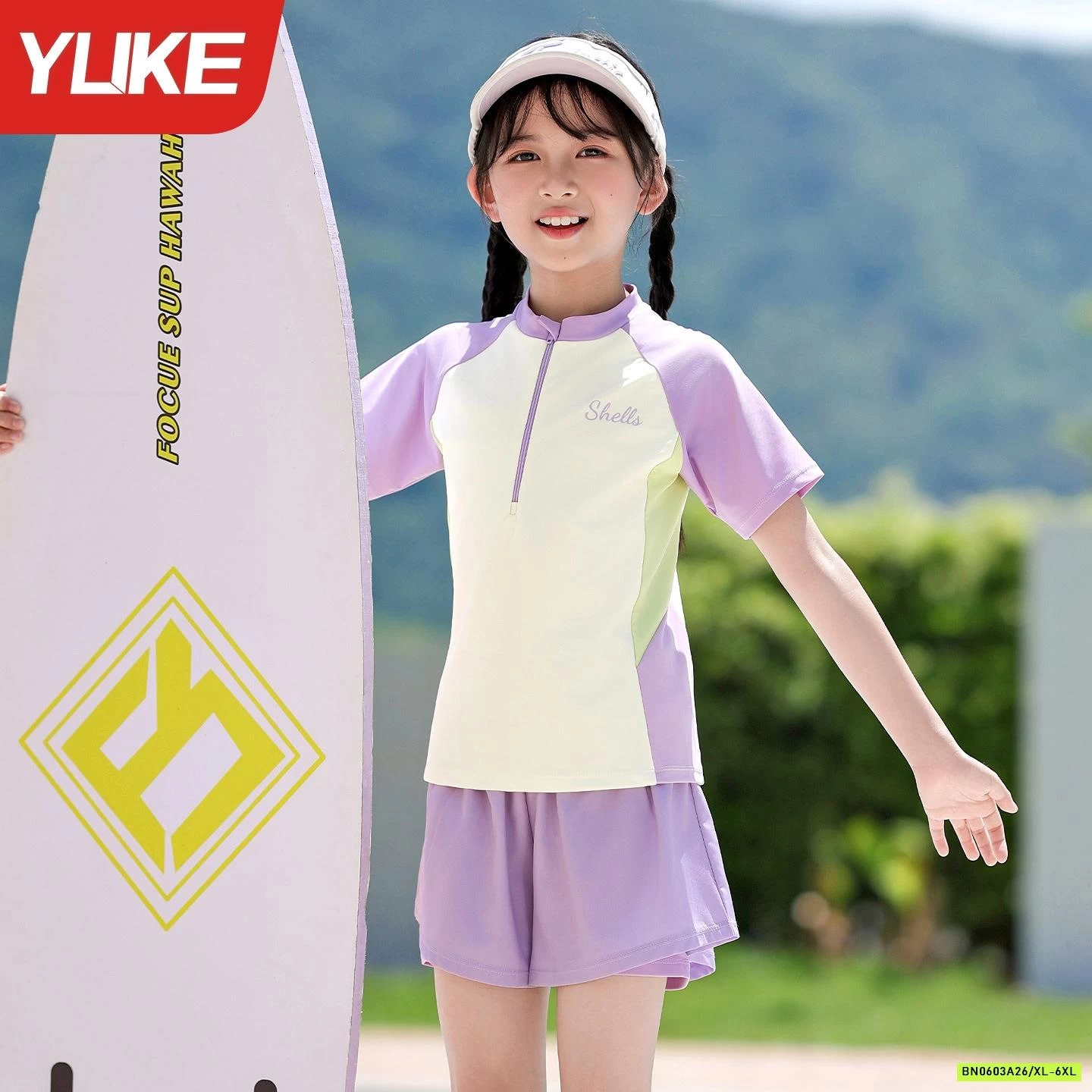 SÉT BƠI BÉ GÁI PHỐI MÀU TAY YLIKE