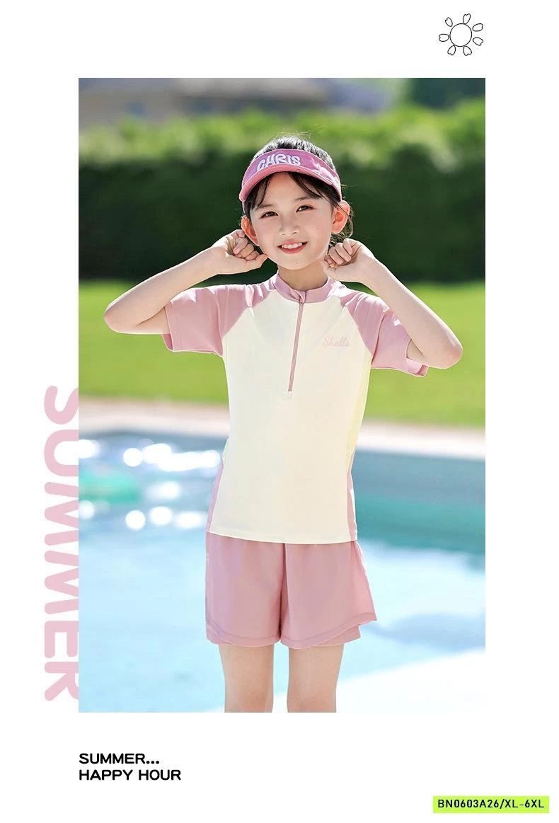 SÉT BƠI BÉ GÁI PHỐI MÀU TAY YLIKE