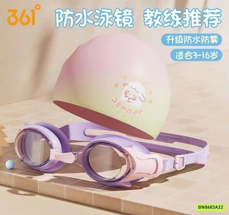 SET MŨ & KÍNH BƠI KIDS 361